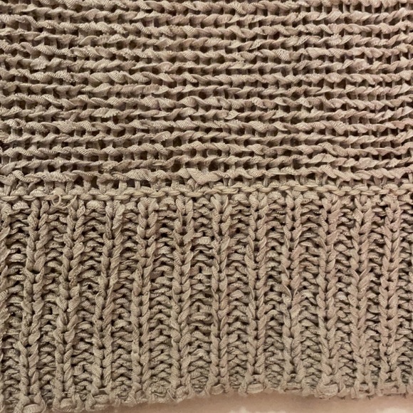 Coldwater Creek Cap Sleeve Sweater 1X 18 Taupe - Picture 7 of 11